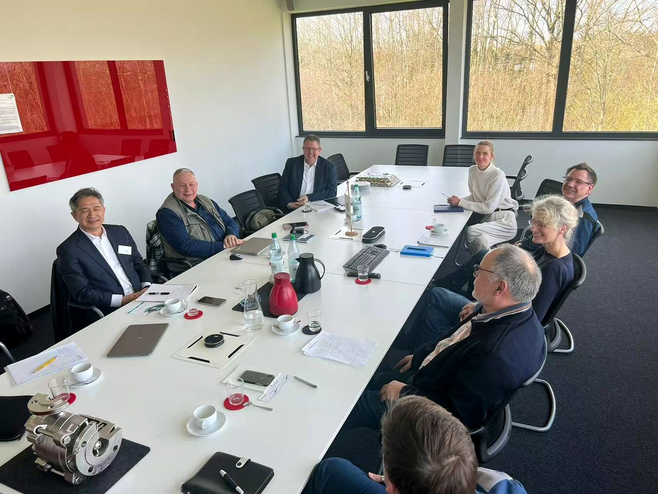 Partner and client meeting in Germany